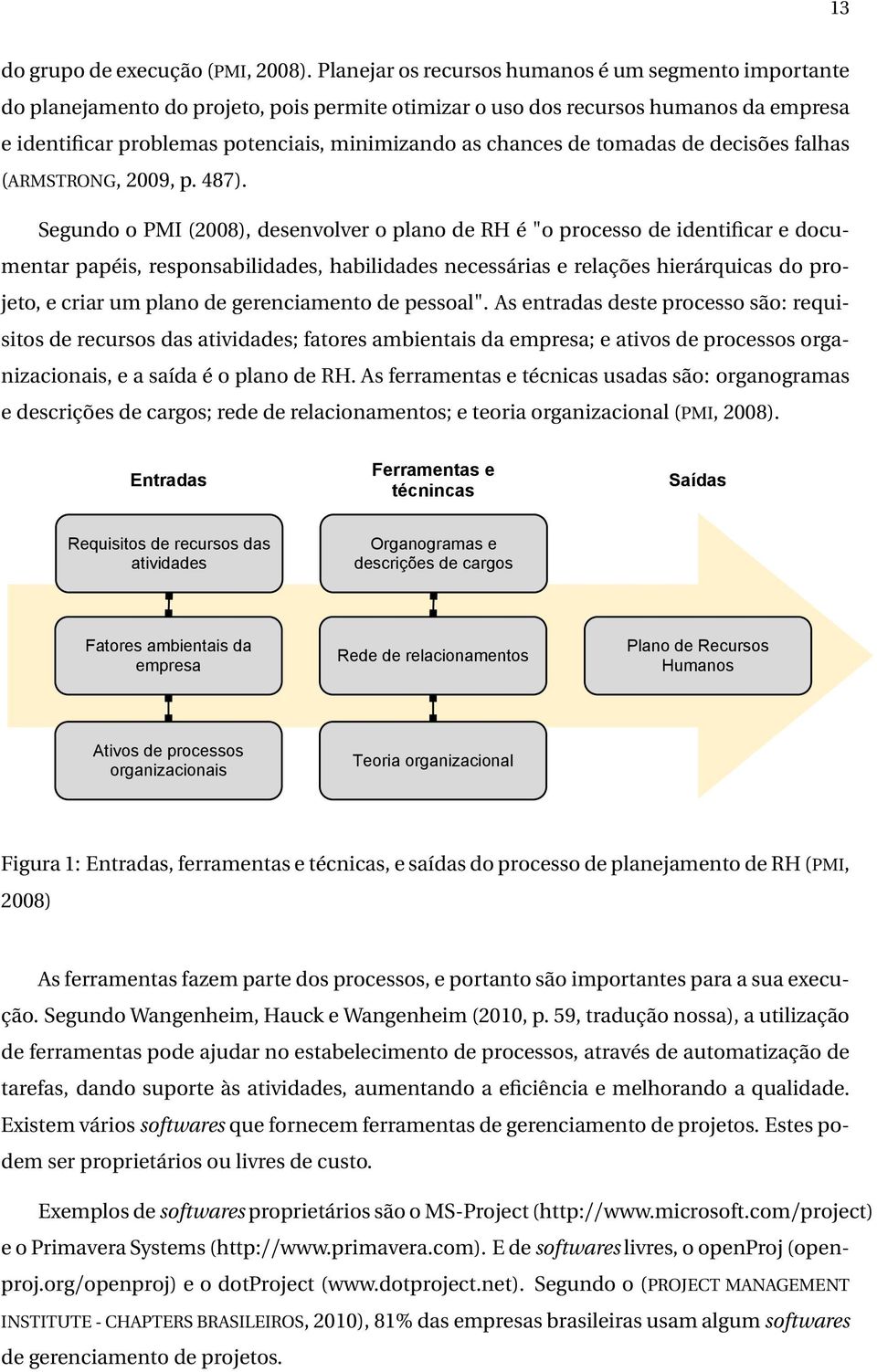 chances de tomadas de decisões falhas (ARMSTRONG, 2009, p. 487).