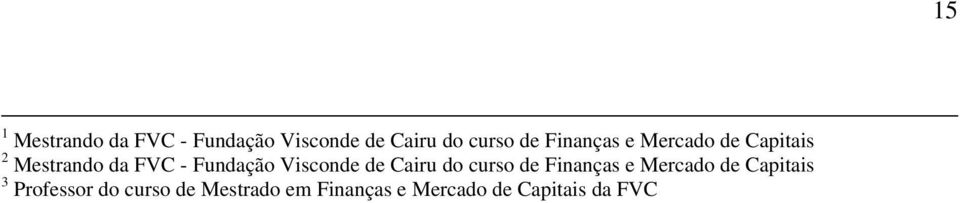 Visconde de Cairu do curso de Finanças e Mercado de Capitais 3