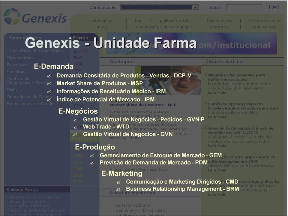 Pedidos - GVN-P Web Trade - WTD Gestão Virtual de Negócios - GVN E-Produção Gerenciamento de Estoque de Mercado - GEM