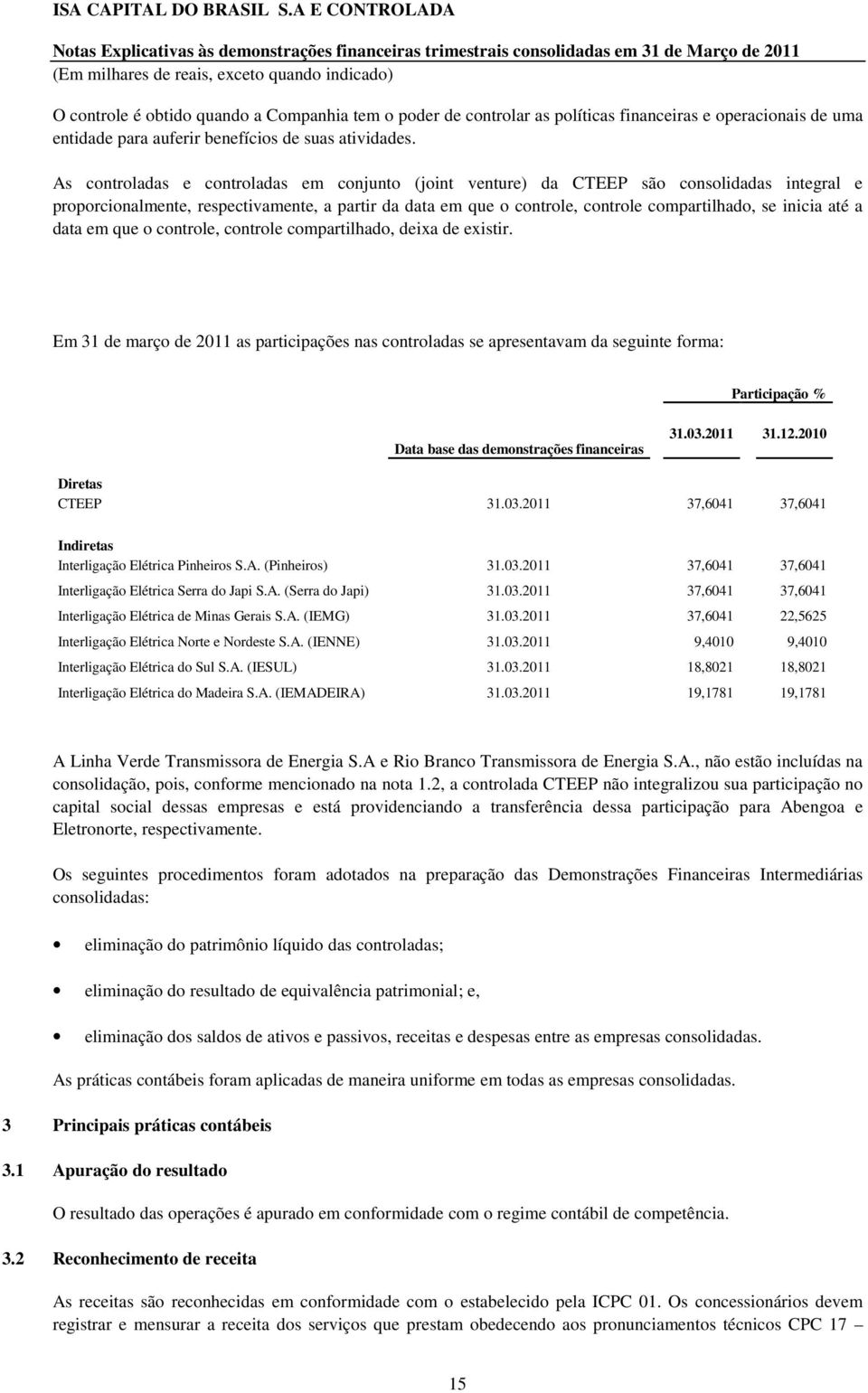 até a data em que o controle, controle compartilhado, deixa de existir.