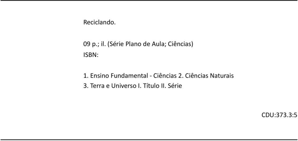 Ensino Fundamental - Ciências 2.