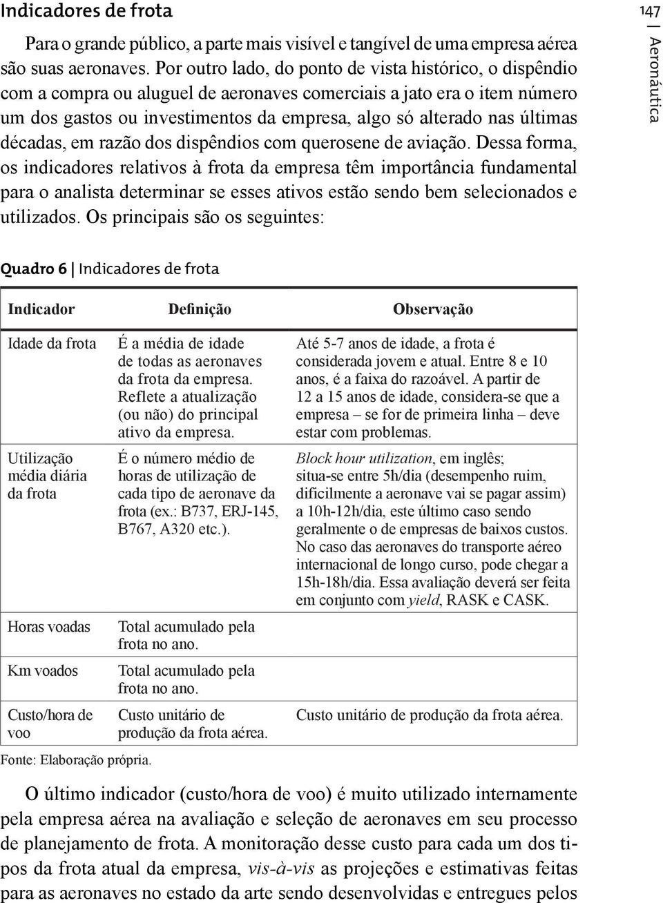 últimas décadas, em razão dos dispêndios com querosene de aviação.