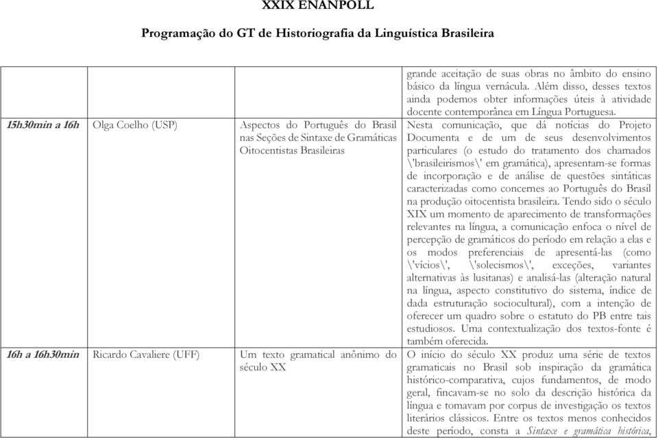 Além disso, desses textos ainda podemos obter informações úteis à atividade docente contemporânea em Língua Portuguesa.