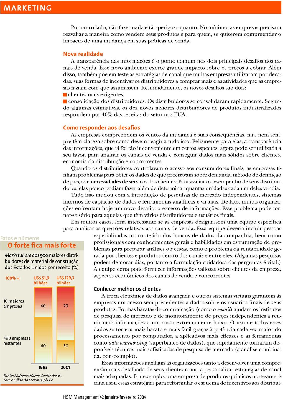 No mínimo, as empresas precisam reavaliar a maneira como vendem seus produtos e para quem, se quiserem compreender o impacto de uma mudança em suas práticas de venda.