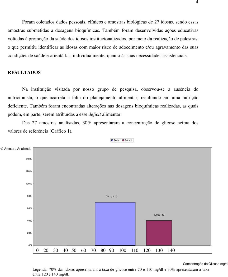 adoecimento e/ou agravamento das suas condições de saúde e orientá-las, individualmente, quanto às suas necessidades assistenciais.