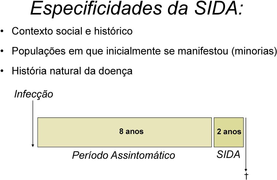 manifestou (minorias) História natural da