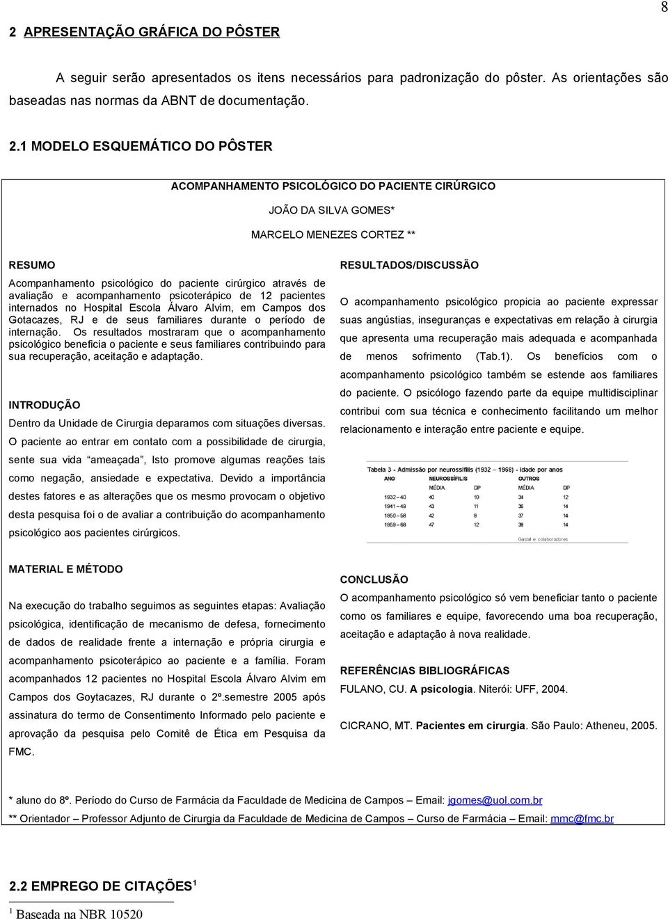 avaliação e acompanhamento psicoterápico de 12 pacientes internados no Hospital Escola Álvaro Alvim, em Campos dos Gotacazes, RJ e de seus familiares durante o período de internação.