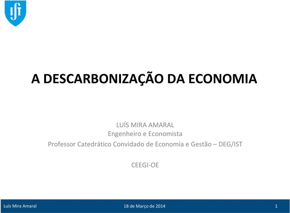 Catedrático Convidado de Economia e