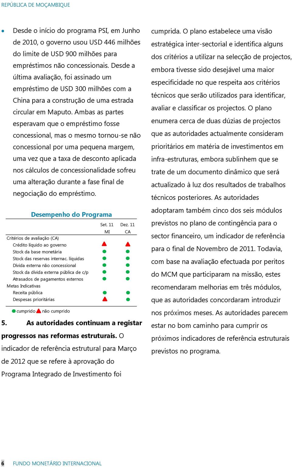 Ambas as partes esperavam que o empréstimo fosse concessional, mas o mesmo tornou-se não concessional por uma pequena margem, uma vez que a taxa de desconto aplicada nos cálculos de concessionalidade