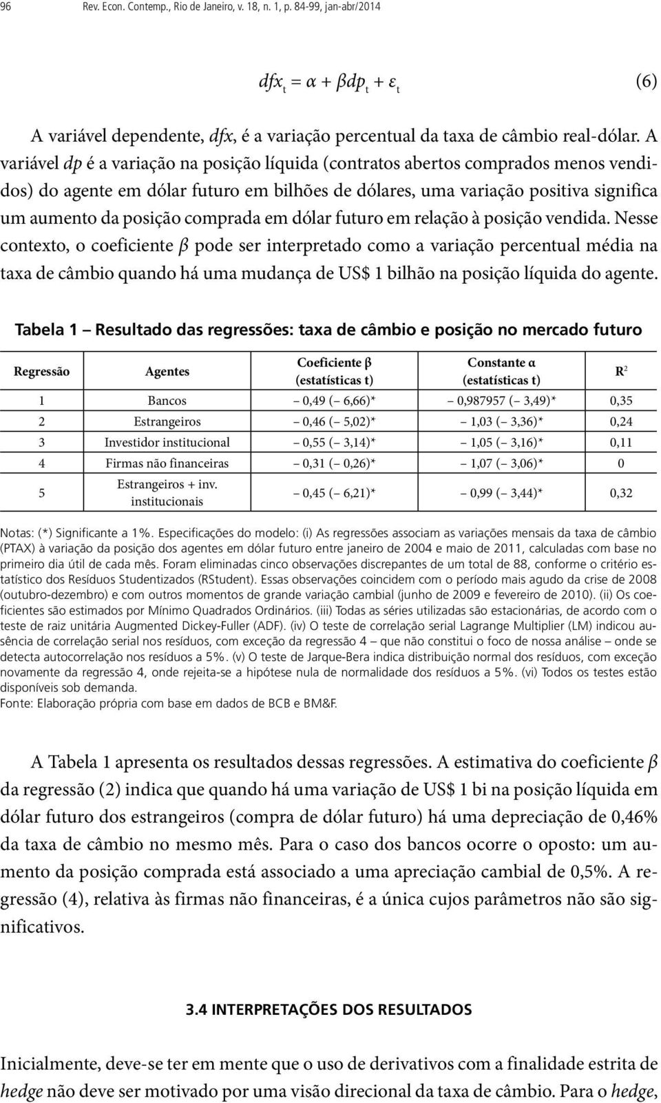 comprada em dólar futuro em relação à posição vendida.