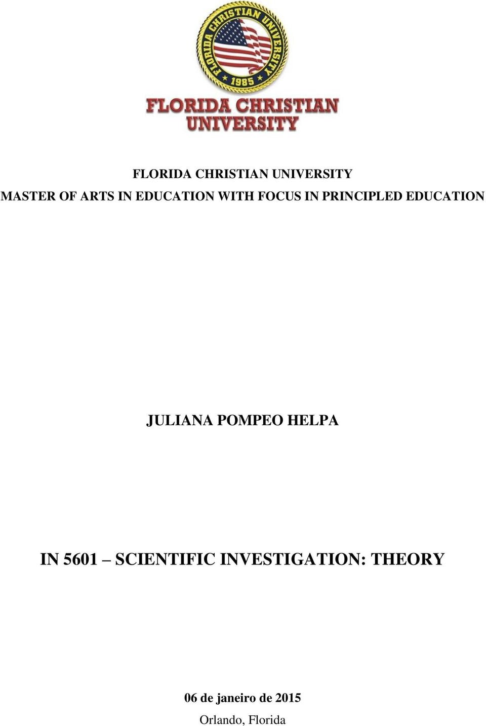 JULIANA POMPEO HELPA IN 5601 SCIENTIFIC