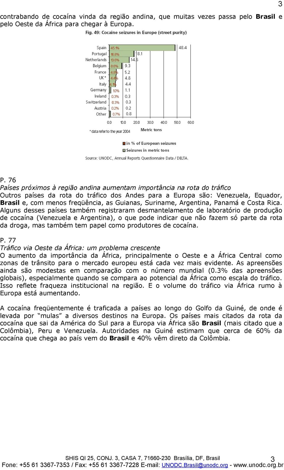 Guianas, Suriname, Argentina, Panamá e Costa Rica.