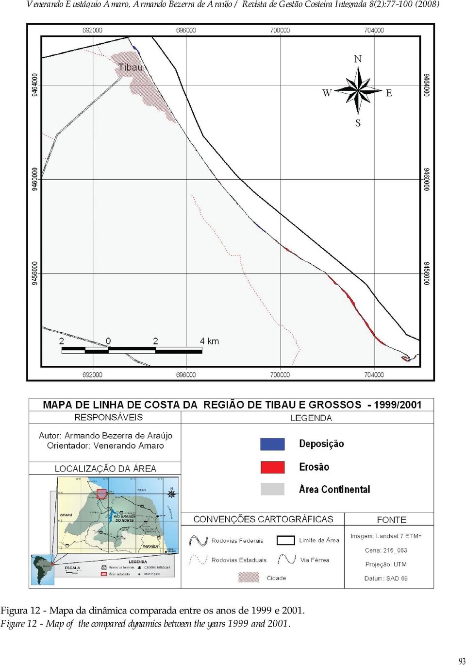 2001. Figure 12 - Map of the