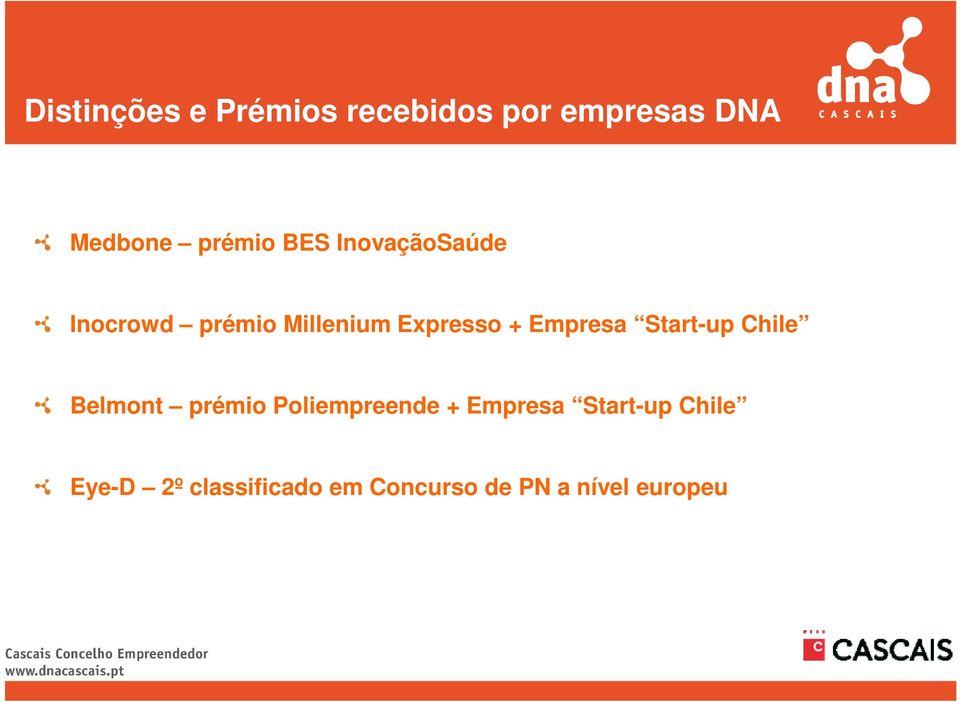 Start-up Chile Belmont prémio Poliempreende + Empresa Start-up