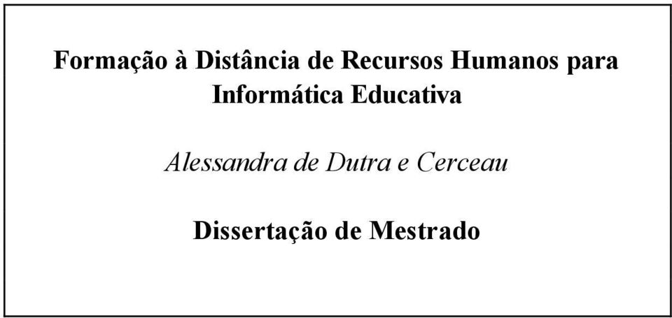 Informática Educativa