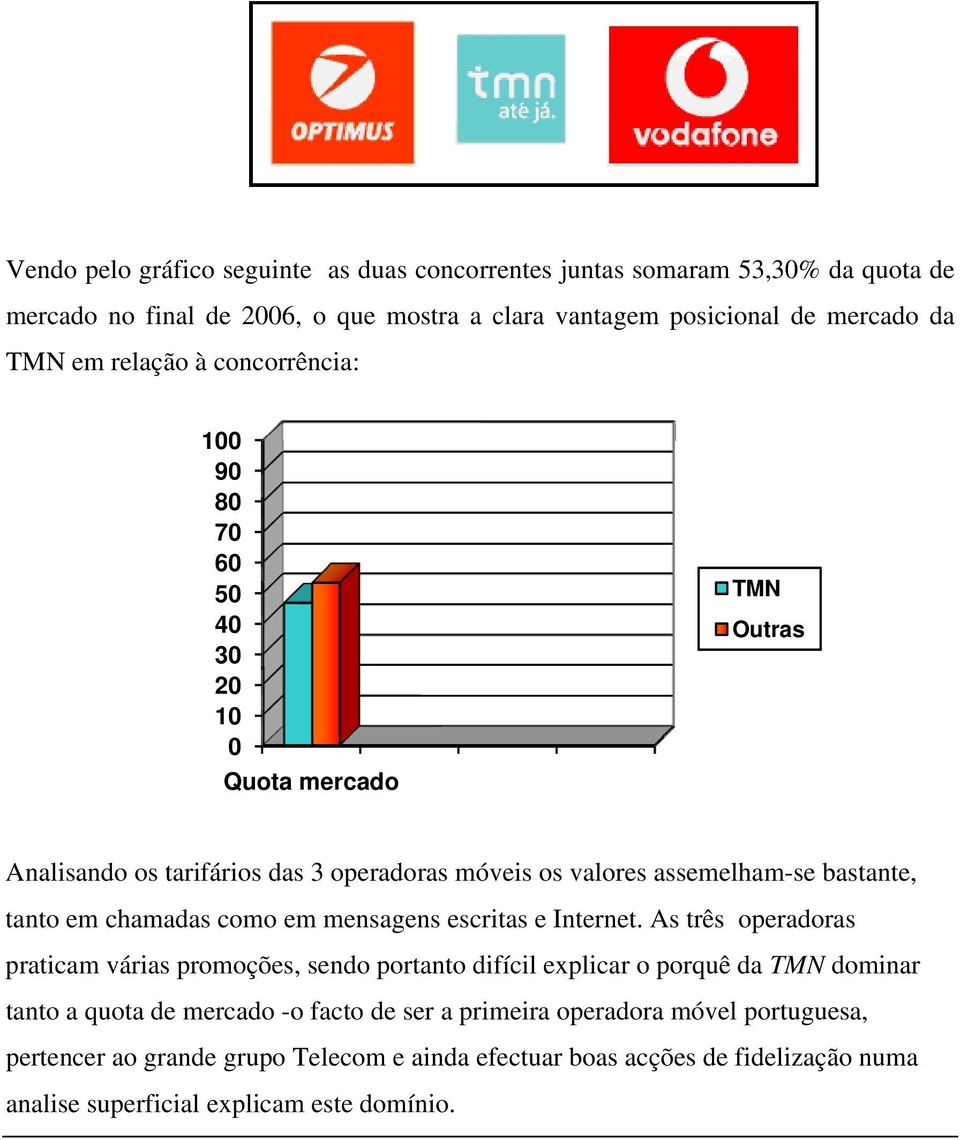 chamadas como em mensagens escritas e Internet.