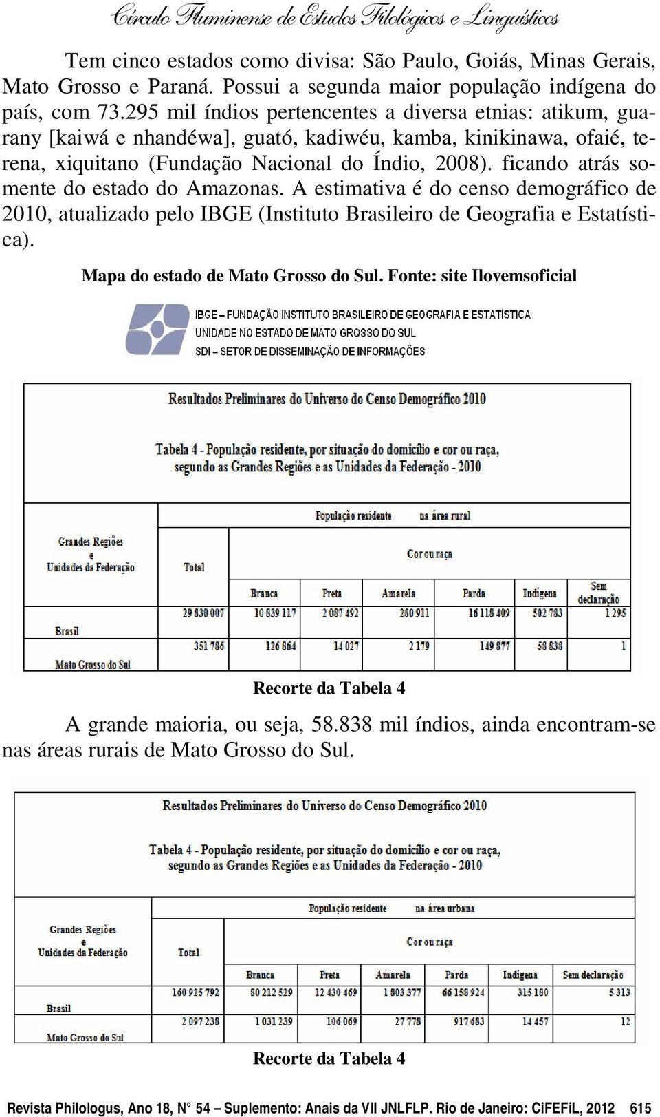 ficando atrás somente do estado do Amazonas. A estimativa é do censo demográfico de 2010, atualizado pelo IBGE (Instituto Brasileiro de Geografia e Estatística).