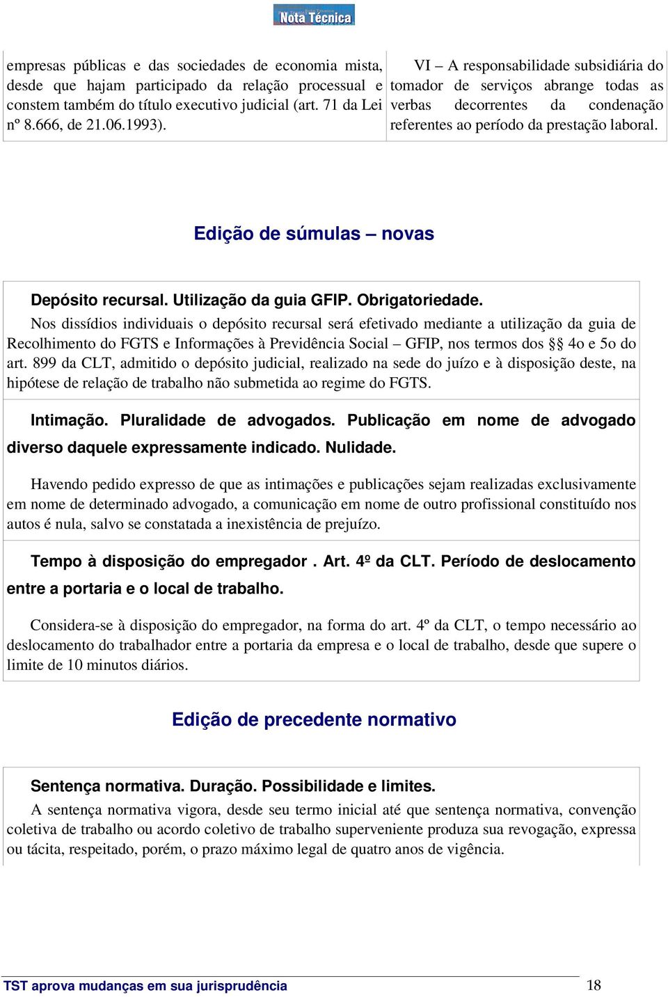 Utilização da guia GFIP. Obrigatoriedade.