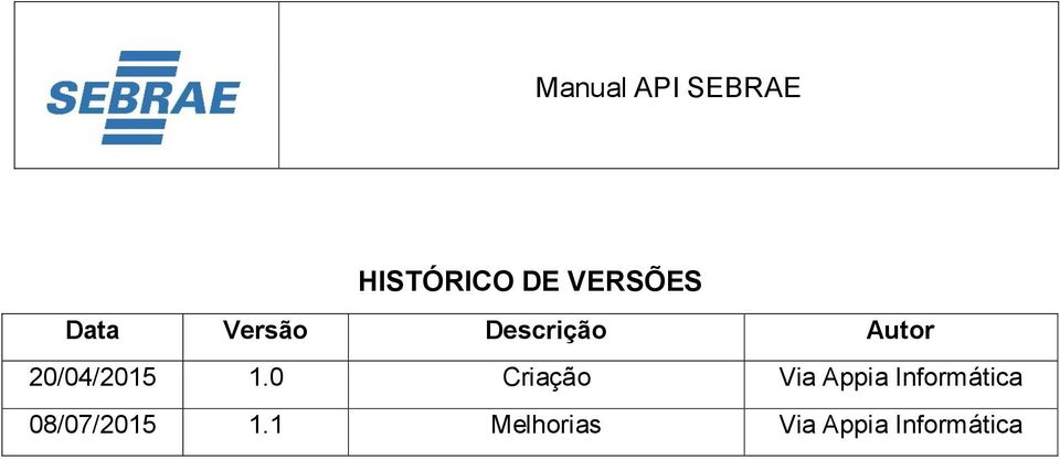 1.0 Criação Via Appia Informática