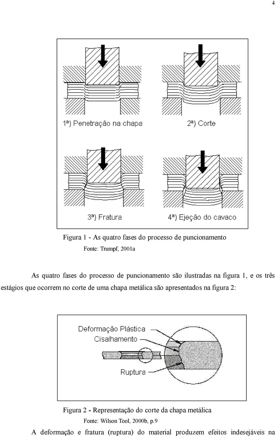 chapa metálica são apresentados na figura 2: Figura 2 - Representação do corte da chapa metálica