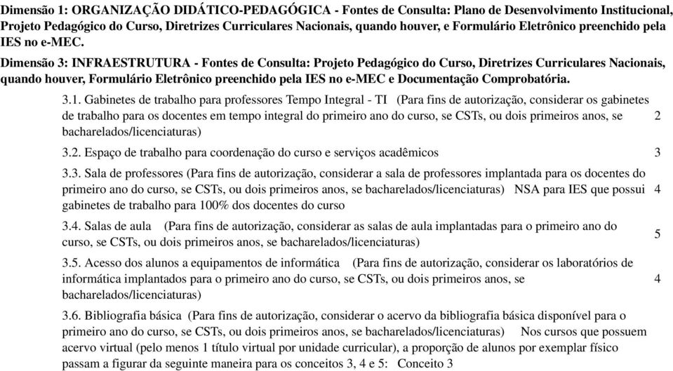 Gabinetes de trabalho para professores Tempo Integral - TI (Para fins de autorização, considerar os gabinetes de trabalho para os docentes em tempo integral do primeiro ano do curso, se CSTs, ou dois