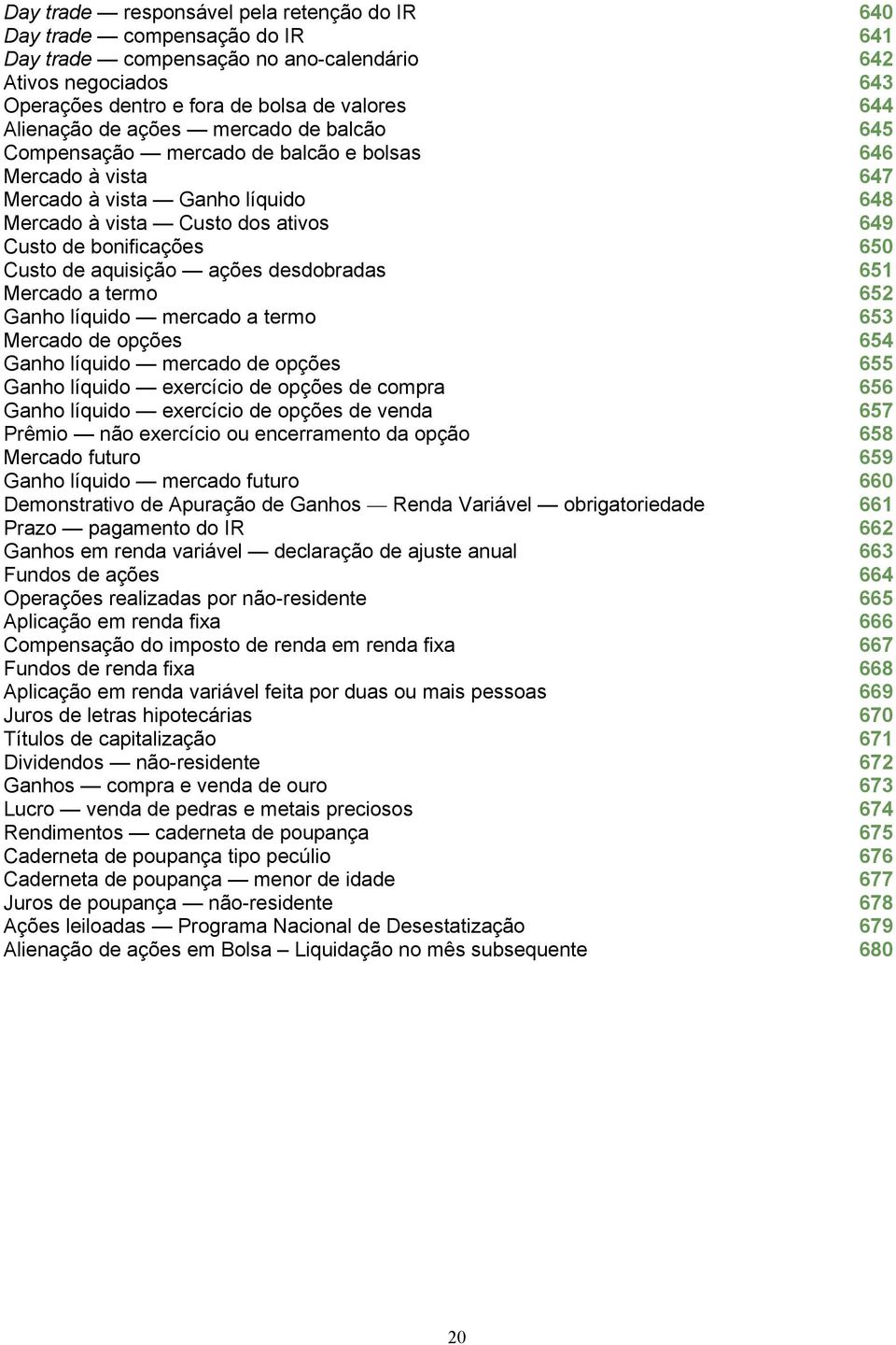 termo Ganho líquido mercado a termo Mercado de opções Ganho líquido mercado de opções Ganho líquido exercício de opções de compra Ganho líquido exercício de opções de venda Prêmio não exercício ou