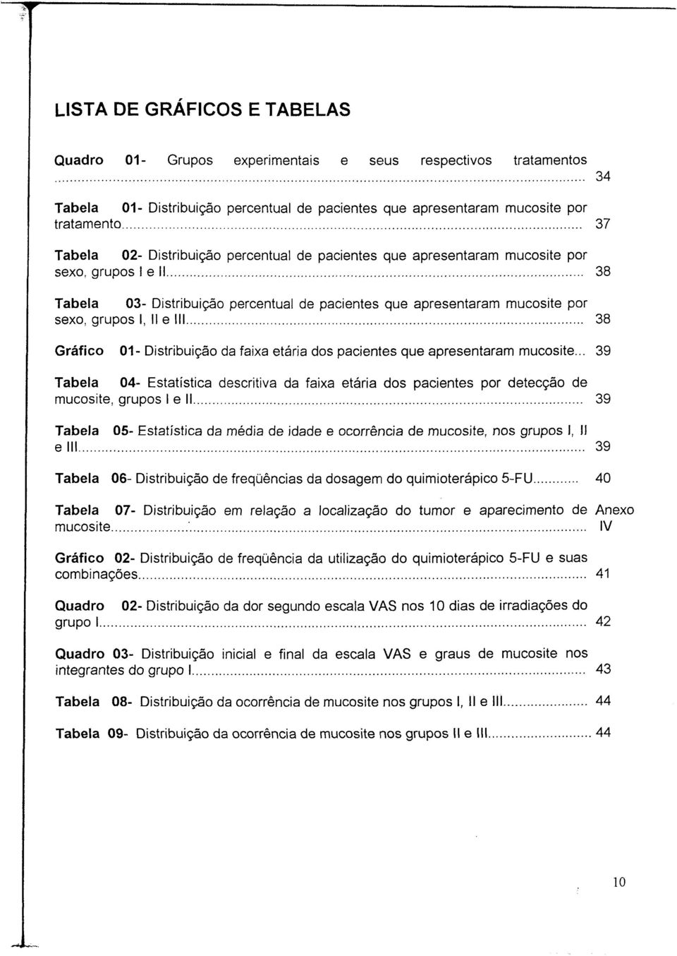 Distribuição da faixa etária dos pacientes que apresentaram mucosite.