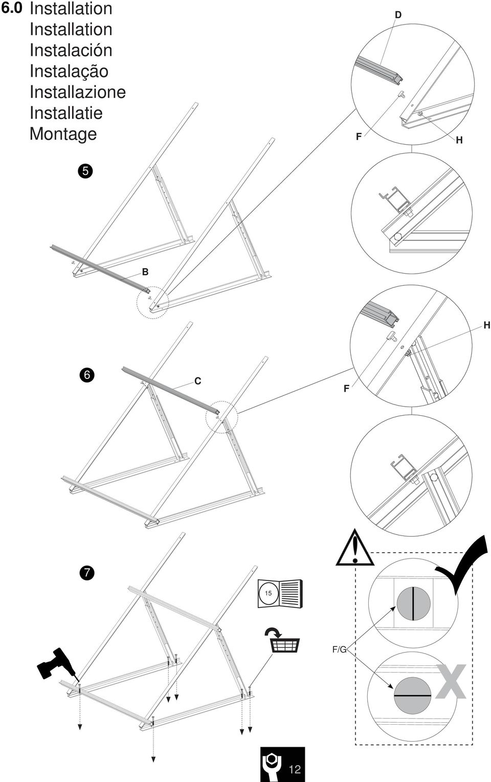 Instalação Installazione