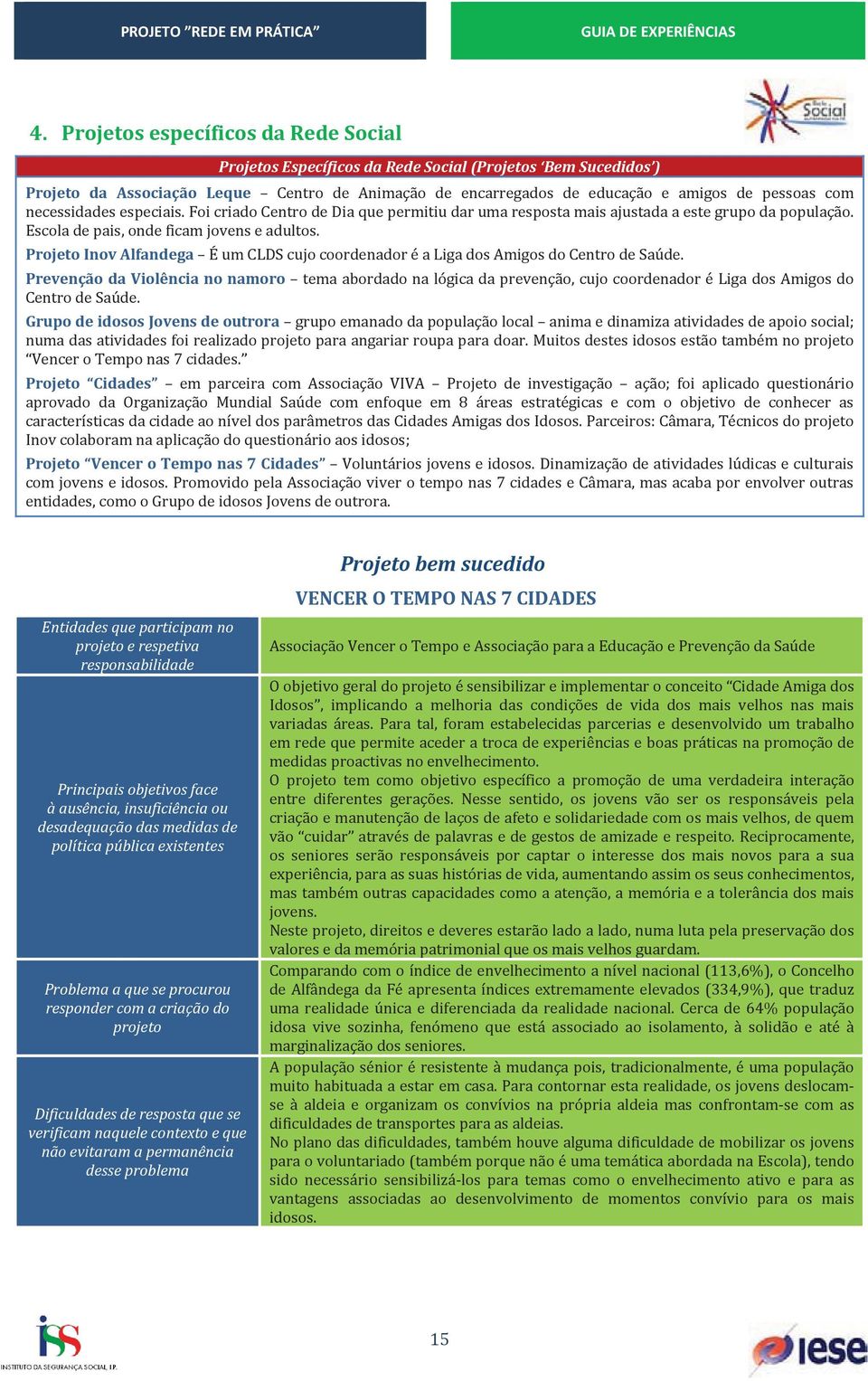 PrevençãodaViolêncianonamoro GrupodeidososJovensdeoutrora Projeto Cidades Projeto VenceroTemponas7Cidades Projetobemsucedido Entidadesqueparticipamno