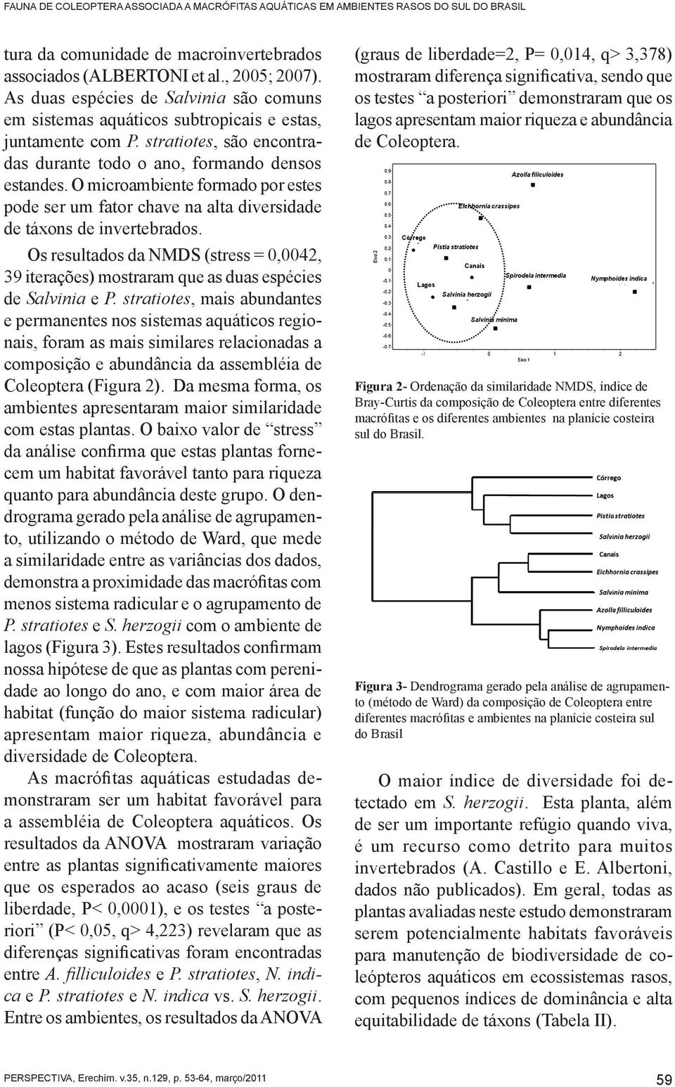 O microambiente formado por estes pode ser um fator chave na alta diversidade de táxons de invertebrados.