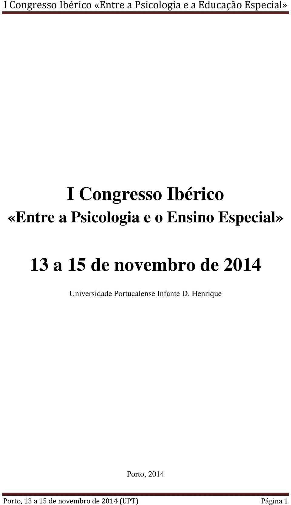 Universidade Portucalense Infante D.