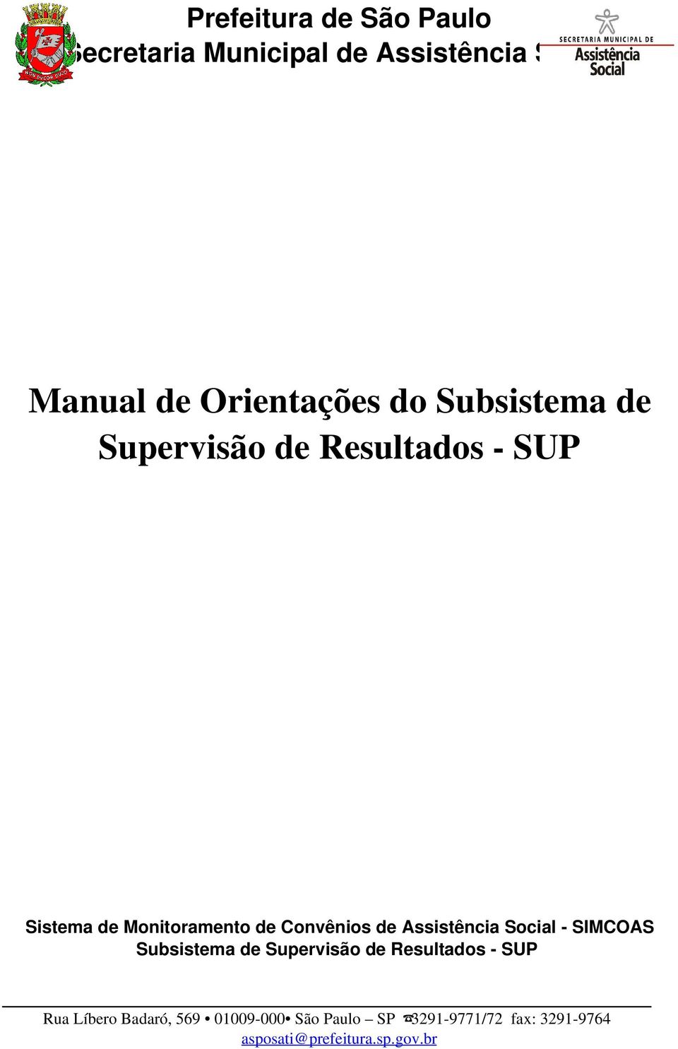 Monitoramento de Convênios de Assistência