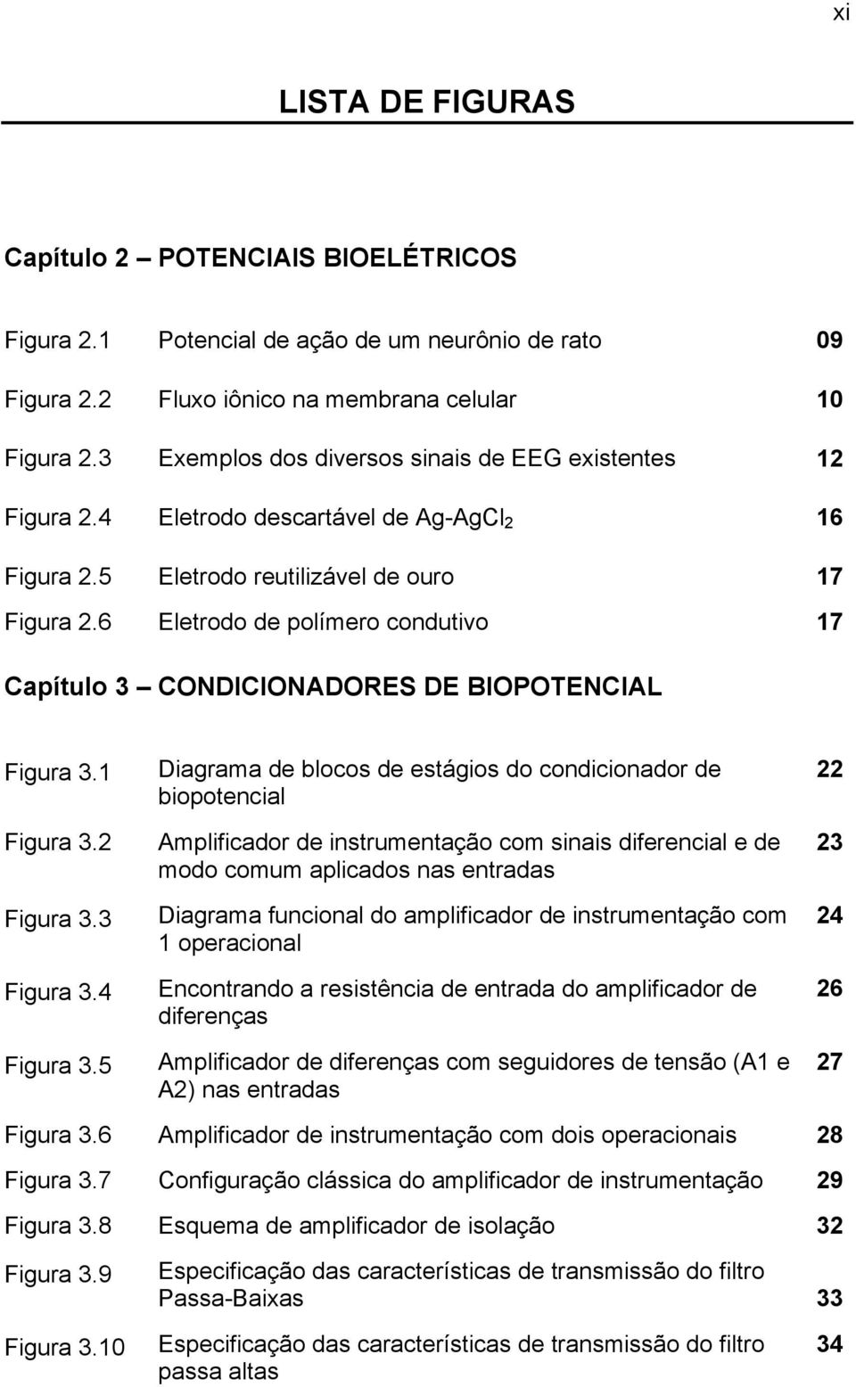 6 Eletrodo de polímero condutivo 17 Capítulo 3 CONDICIONADORES DE BIOPOTENCIAL Figura 3.1 Figura 3.2 Figura 3.3 Figura 3.4 Figura 3.