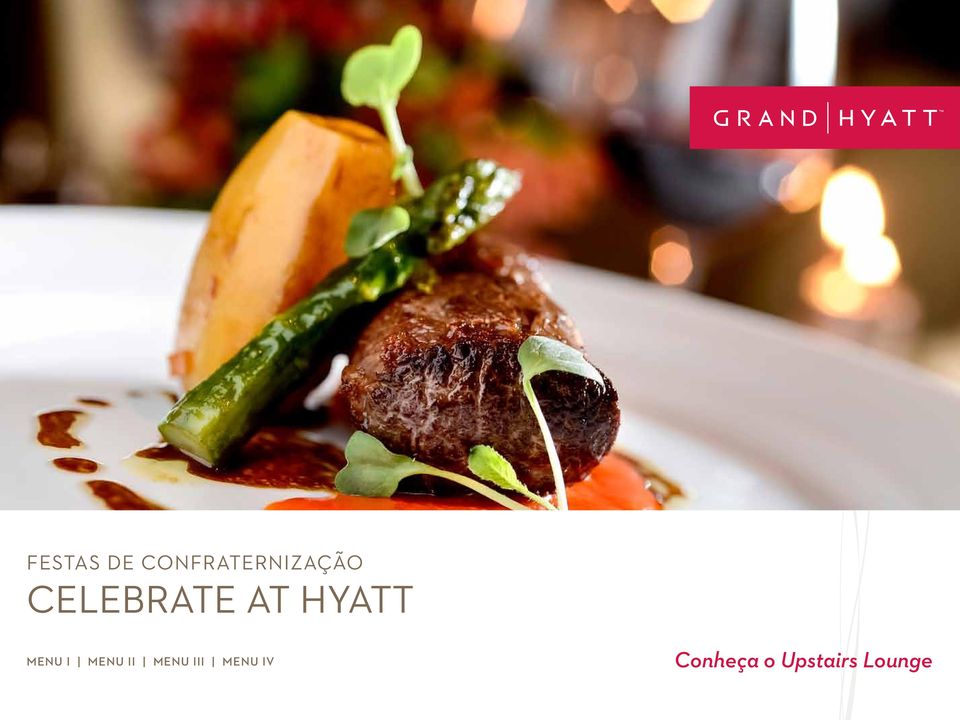 CELEBRATE AT HYATT MENU I