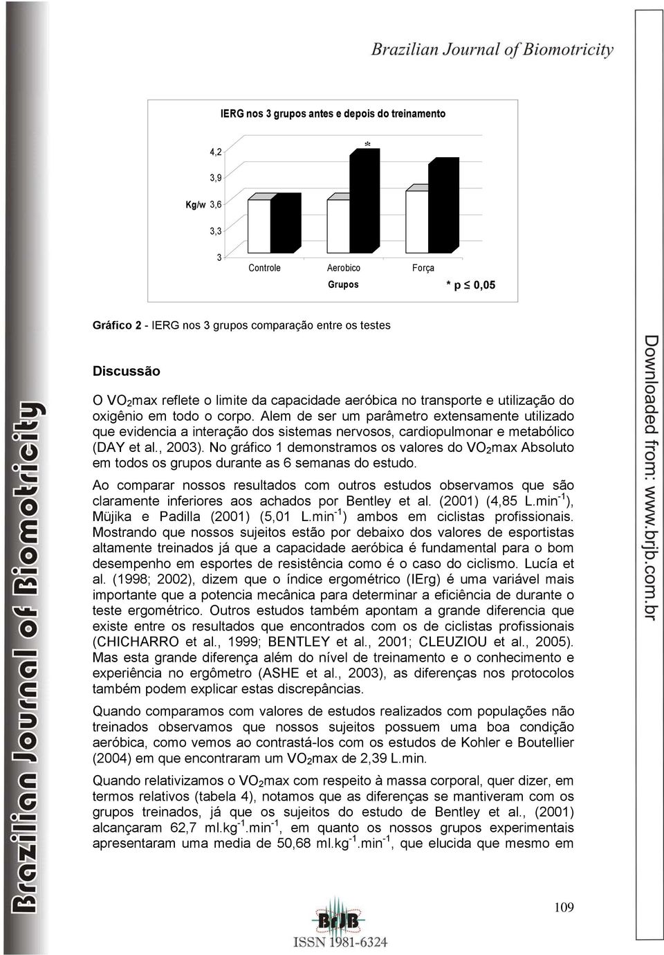 Alem de ser um parâmetro extensamente utilizado que evidencia a interação dos sistemas nervosos, cardiopulmonar e metabólico (DAY et al., 2003).