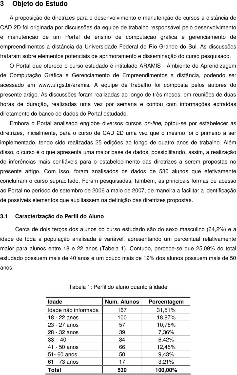 As discussões trataram sobre elementos potenciais de aprimoramento e disseminação do curso pesquisado.