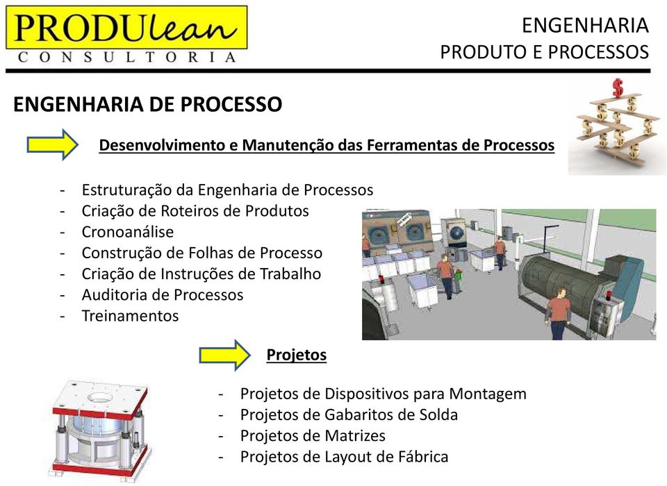 Folhas de Processo - Criação de Instruções de Trabalho - Auditoria de Processos - Treinamentos Projetos -