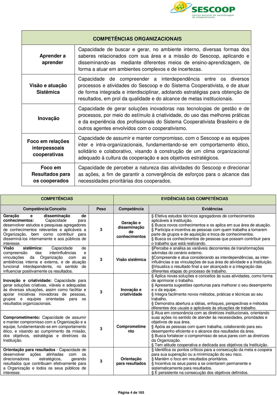 ambientes complexos e de incertezas.