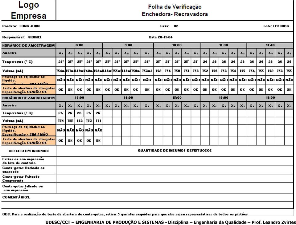 Disciplina Engenharia da