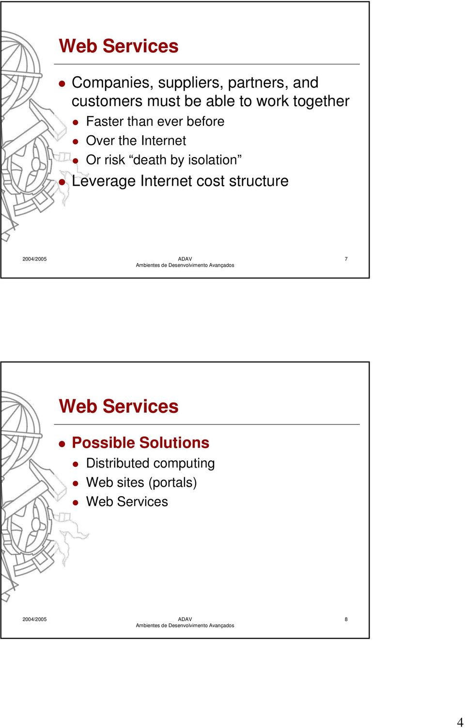 risk death by isolation Leverage Internet cost structure 7 Web