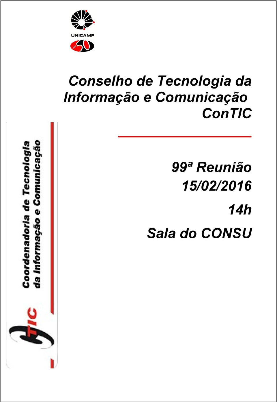 Comunicação ConTIC 99ª