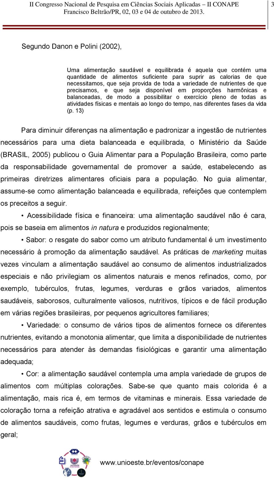 longo do tempo, nas diferentes fases da vida (p.