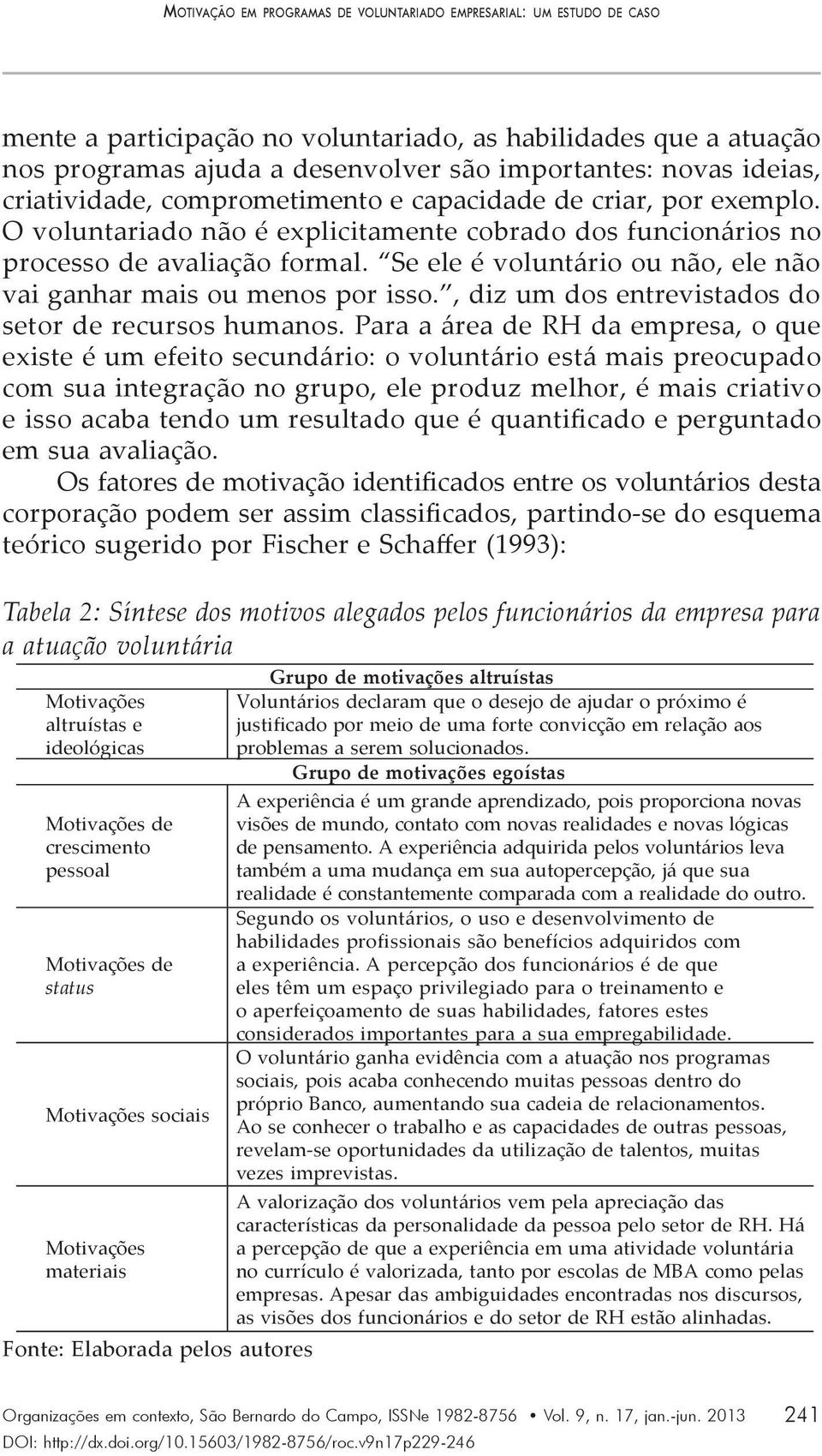 Se ele é voluntário ou não, ele não vai ganhar mais ou menos por isso., diz um dos entrevistados do setor de recursos humanos.