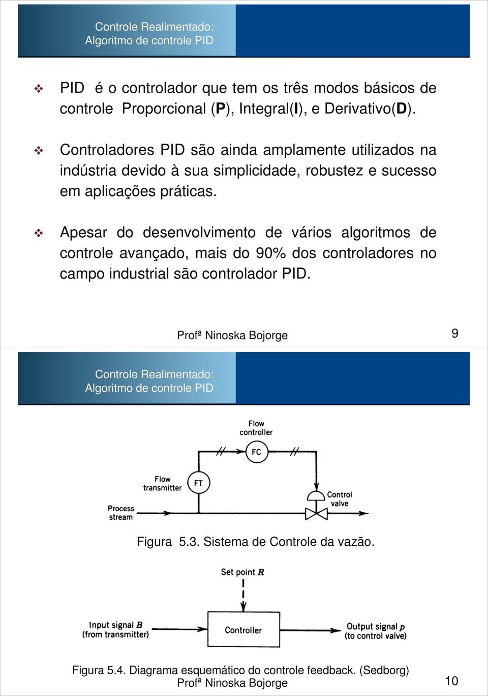 Apesar do desenvolvimento de vários algoritmos de ontrole avançado, mais do 90% dos ontroladores no ampo industrial são ontrolador PID.