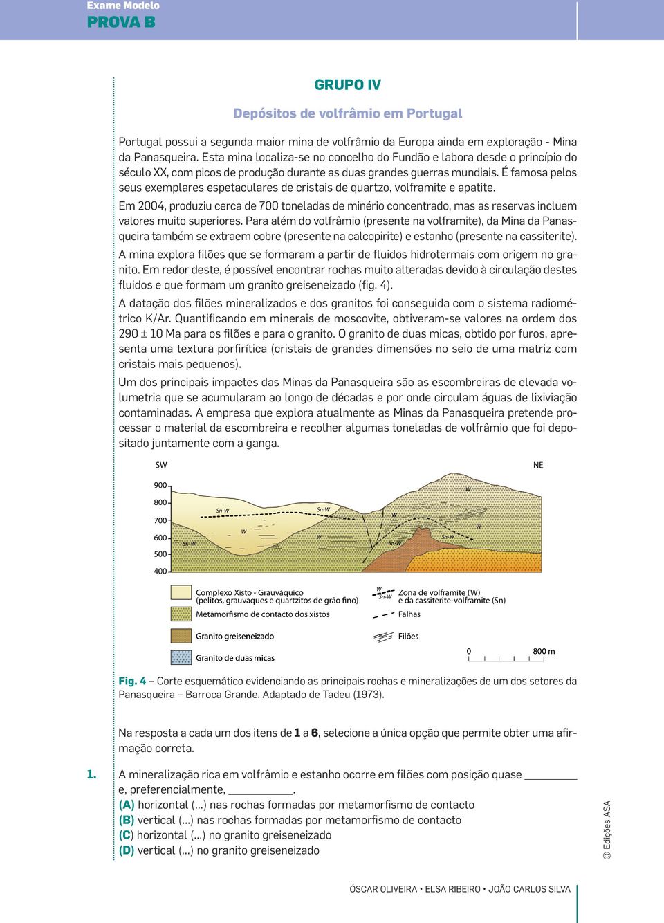 É famosa pelos seus exemplares espetaculares de cristais de quartzo, volframite e apatite.