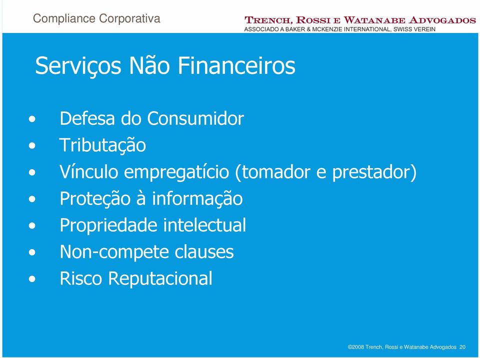 informação Propriedade intelectual Non-compete clauses