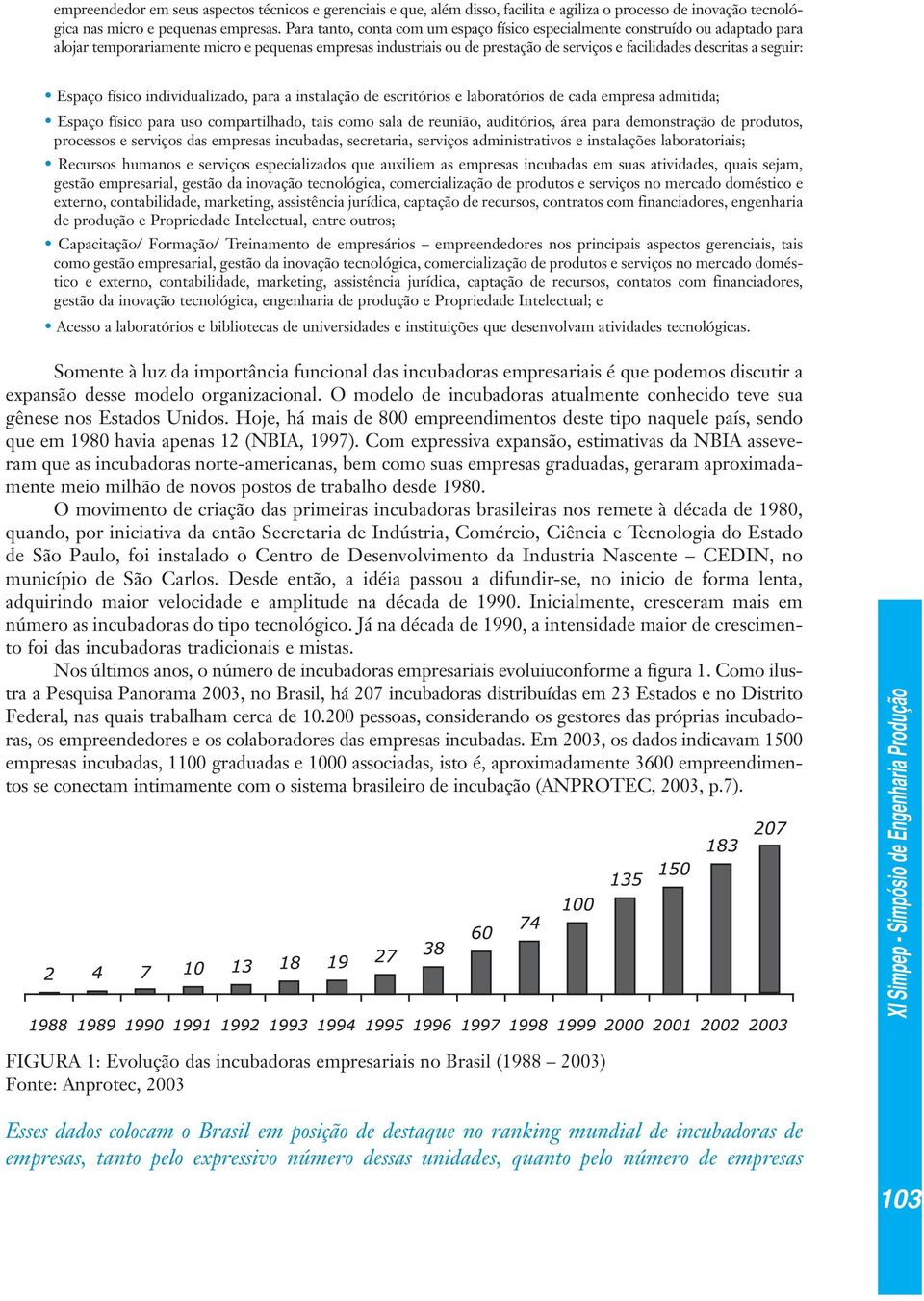 seguir: Espaço físico individualizado, para a instalação de escritórios e laboratórios de cada empresa admitida; Espaço físico para uso compartilhado, tais como sala de reunião, auditórios, área para