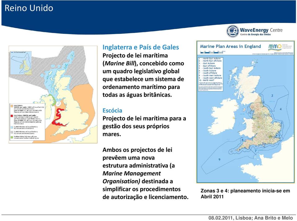 Escócia Projecto de lei marítima para a gestão dos seus próprios mares.