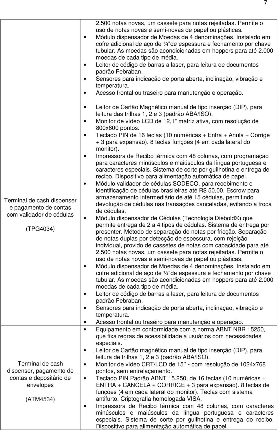 Leitor de código de barras a laser, para leitura de documentos padrão Febraban. Sensores para indicação de porta aberta, inclinação, vibração e temperatura.