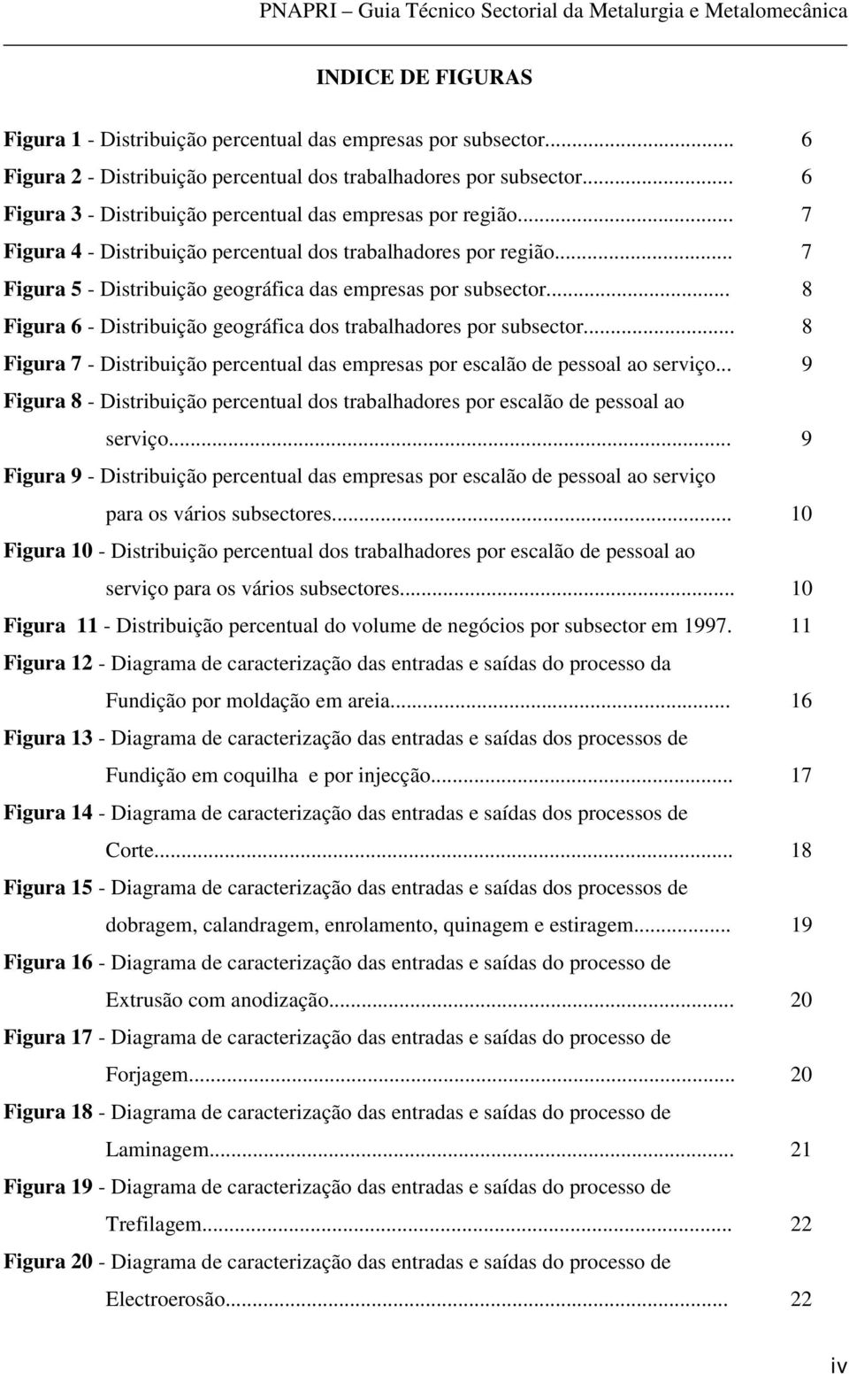 .. 8 Figura 6 - Distribuição geográfica dos trabalhadores por subsector... 8 Figura 7 - Distribuição percentual das empresas por escalão de pessoal ao serviço.